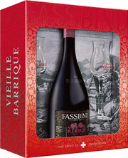 Vieux Kirsch Geschenkbox & 2 Gläser